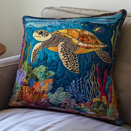 Turtle Sea WX3012067CL Quilt Pillow Case
