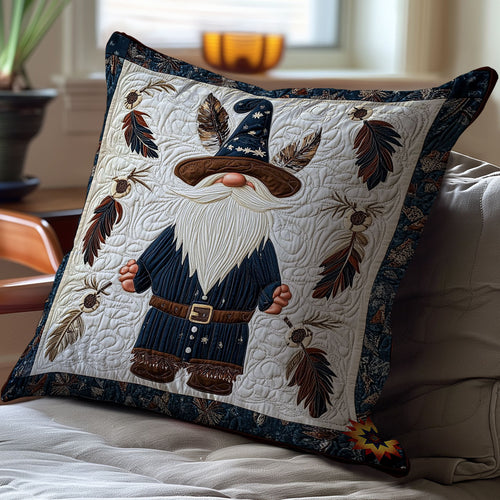 Native American Gnome WY0612097CL Quilt Pillow Case