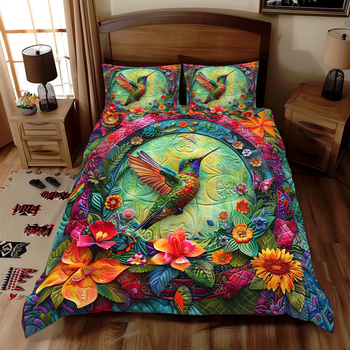 Tropical Hummingbird WJ2309038CL Duvet Cover Set