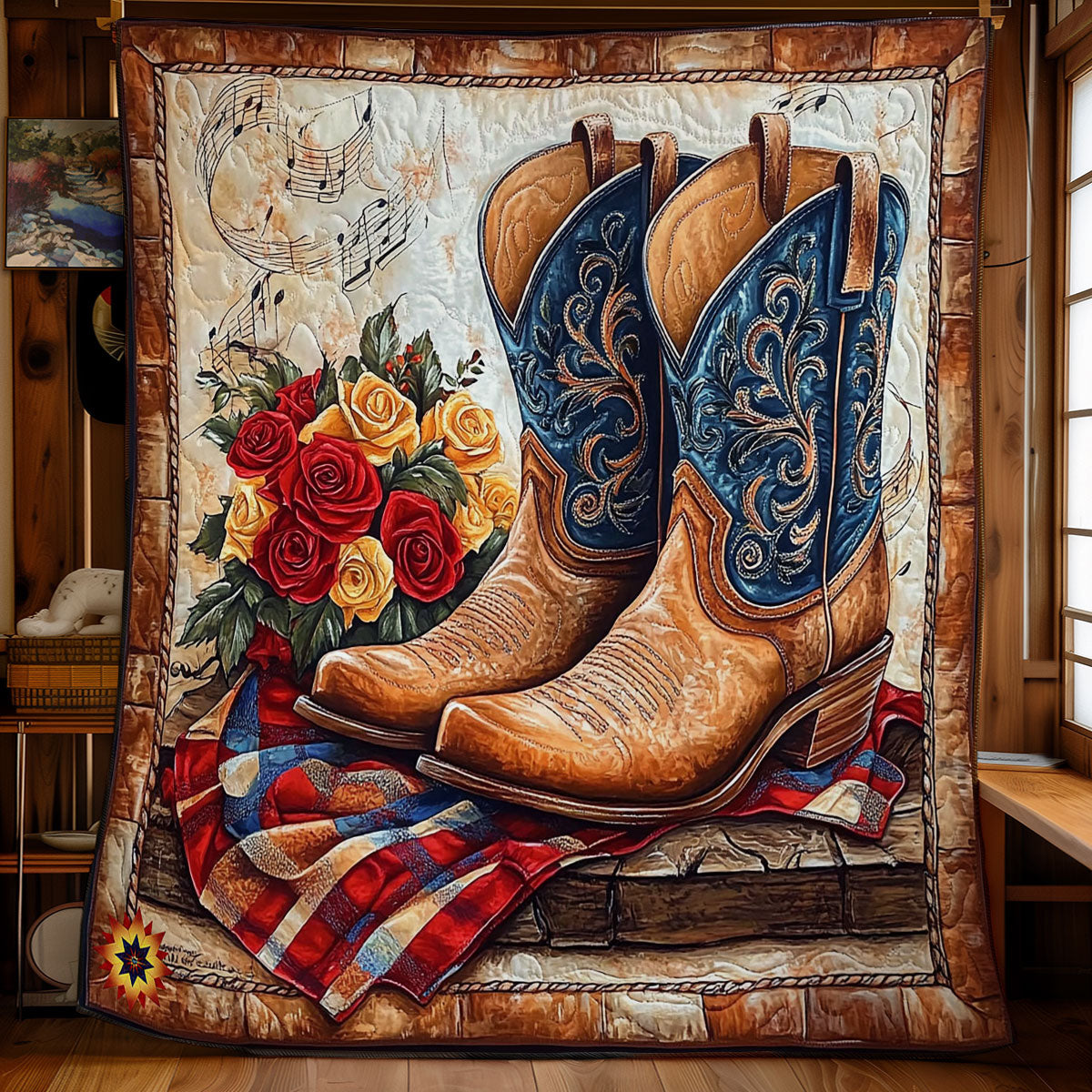 Cowboy Boots WY1112003CL Quilt