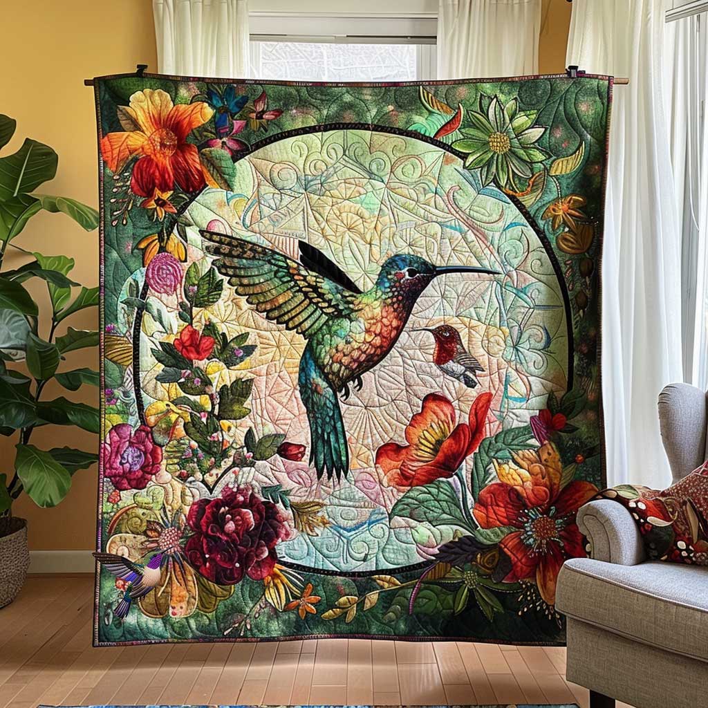 Hummingbird Garden Delight WN1110058CL Quilt