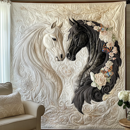 Twin Horses WG2112009CL Quilt