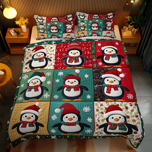 Christmas Penguin WJ3009026CL Duvet Cover Set
