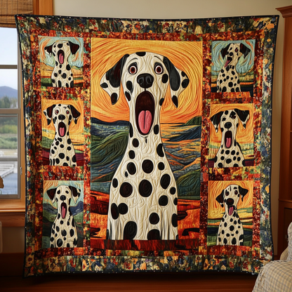 Dalmatian Terror WN2509097CL Quilt
