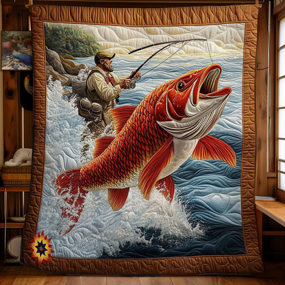 Fishing WY1012034CL Quilt