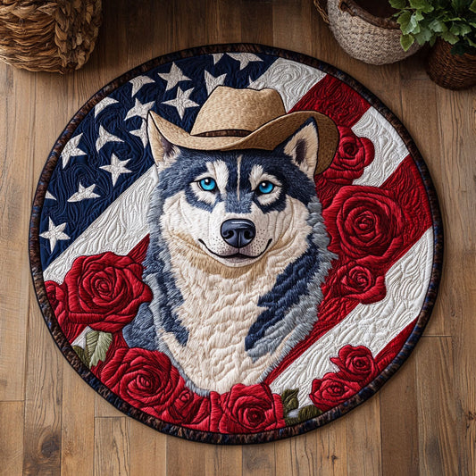 Western Rose Spirit CP1905003CL Quilted Round Mat