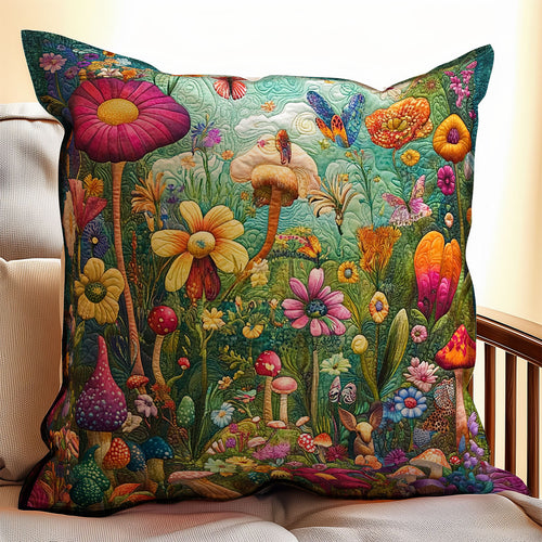 Mushroom Forest WY0911052CL Quilt Pillow Case