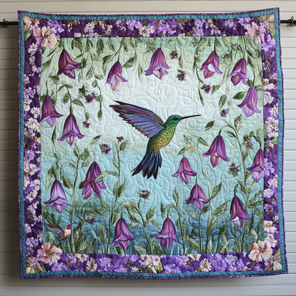 Bellflower Hummingbird WY0611012CL Quilt