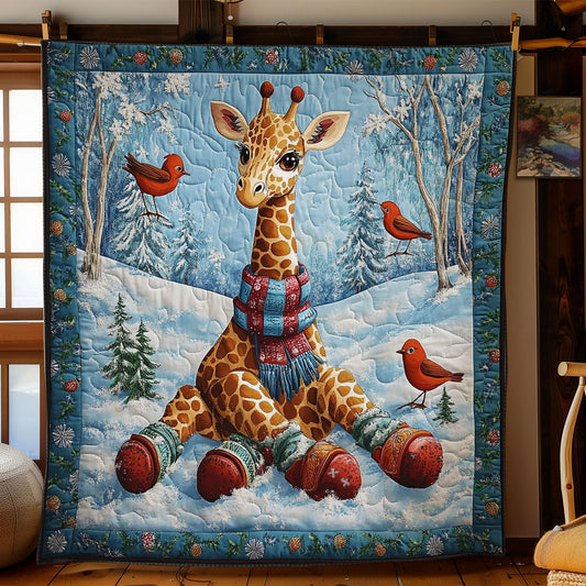 Winter Of Giraffe WY1701073CL Quilt