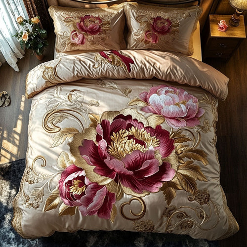 Ivory Peony Charm CW2509035CL Duvet Cover Set