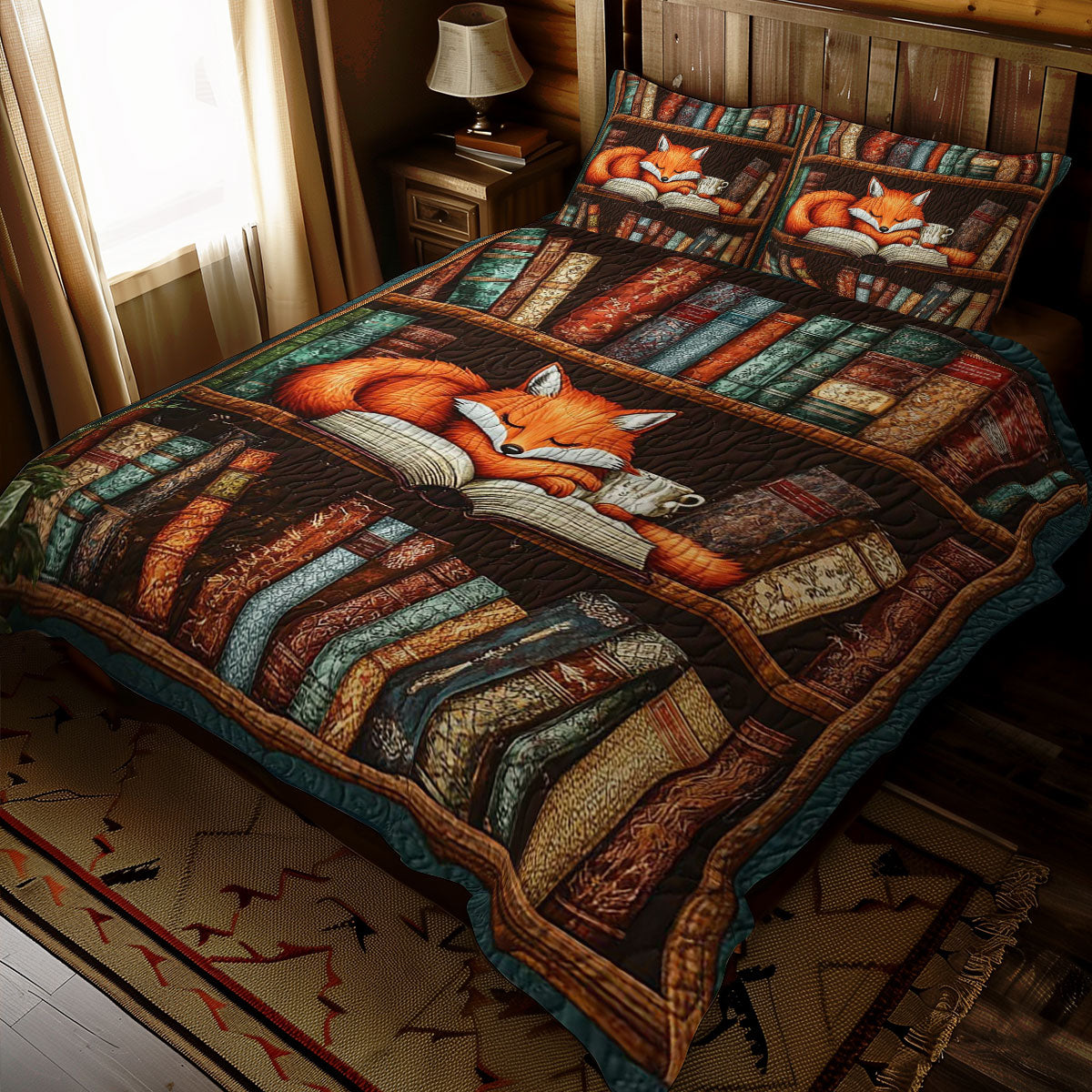 Fox Bookcase WJ0310026CL Duvet Cover Set