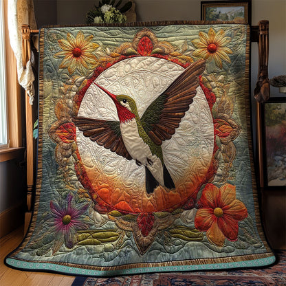 Hummingbird Bloom WN2609022CL Quilt