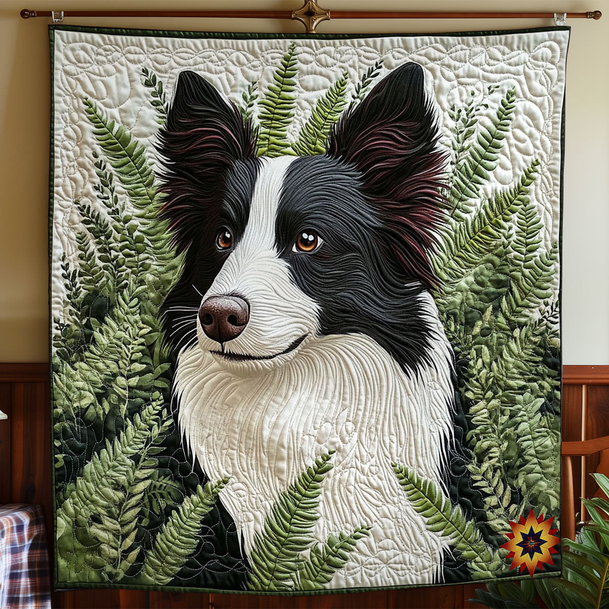 Border Collie WY2311009CL Quilt