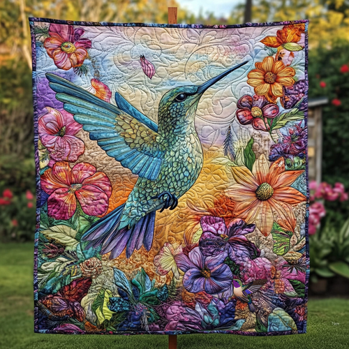 Hummingbird Garden Flight WN0310045CL Quilt