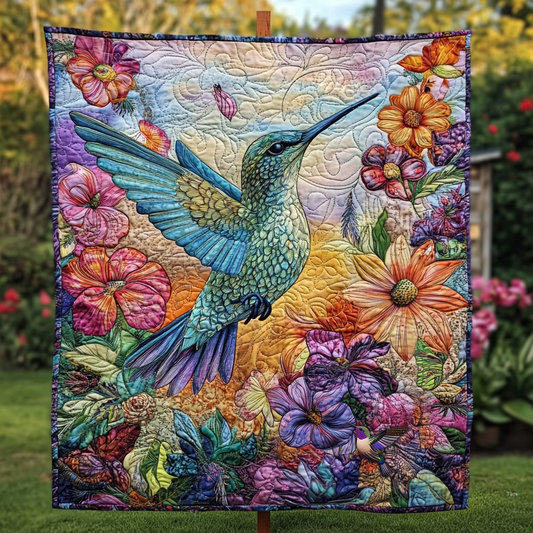 Hummingbird Garden Flight WN0310045CL Quilt