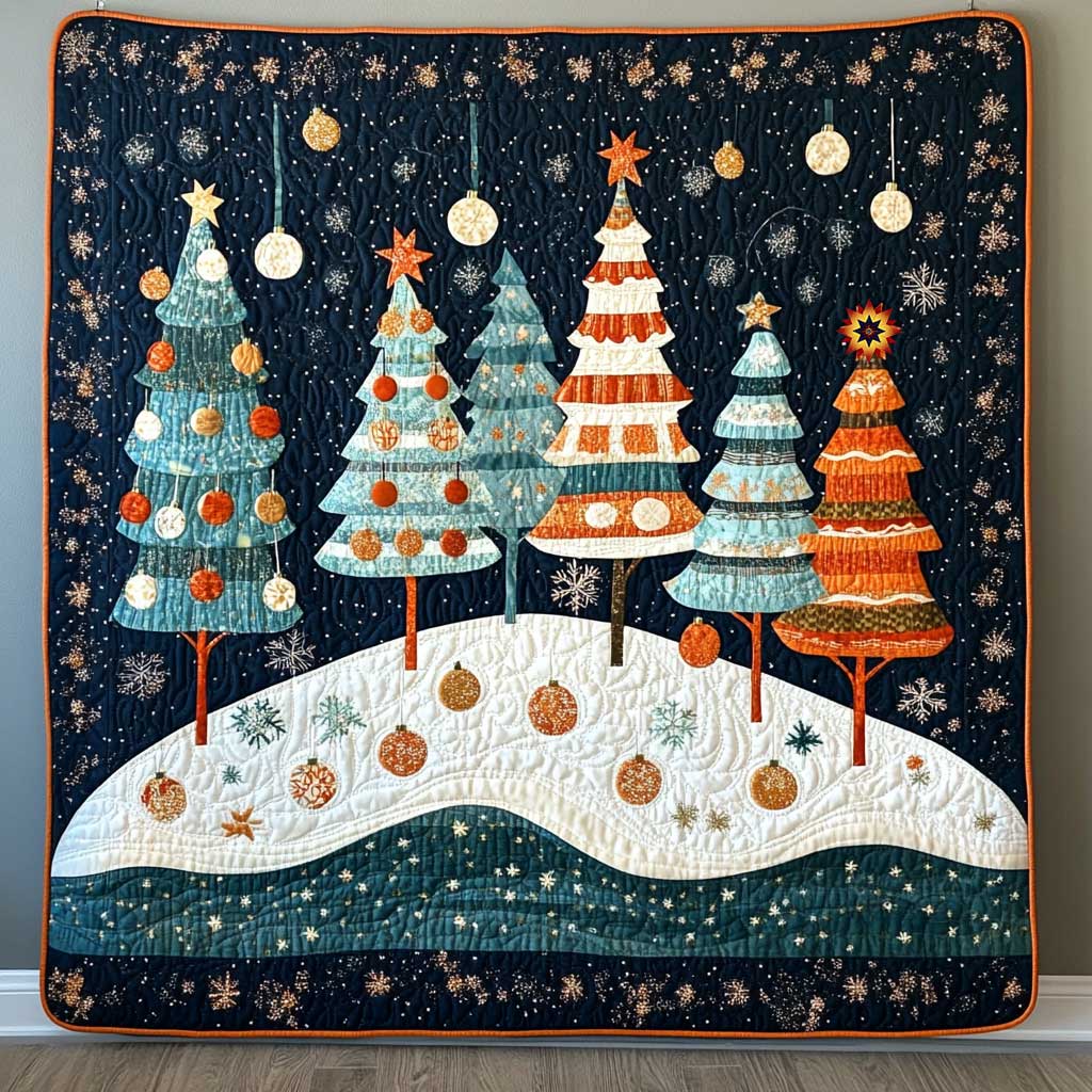 Christmas Tree Ornaments WP0711021CL Quilt