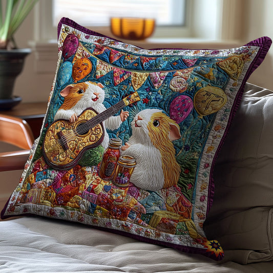 Guines Pig In Party WY0101044CL Quilt Pillow Case