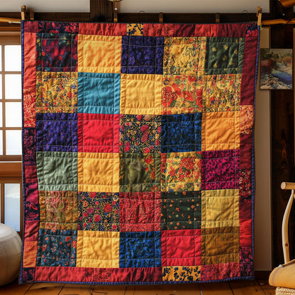 Colorful Square WY1202085CL Quilt