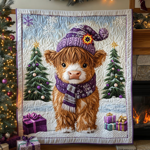 Cozy Cow Christmas WG1812010CL Quilt