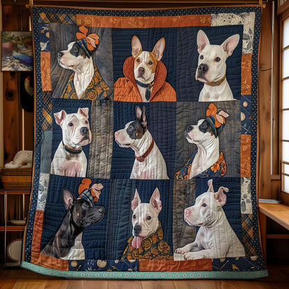Bull Terriers Noble WN1209025CL Quilt