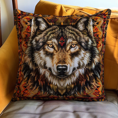 Wolf Native American WJ1909039CL Quilt Pillow Case