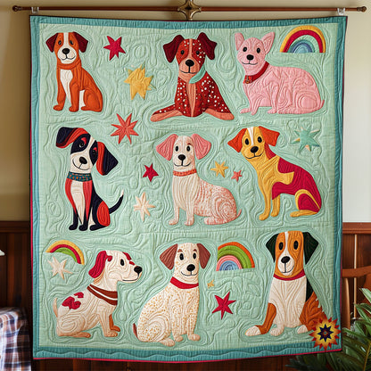 Cute Dog WY2811034CL Quilt