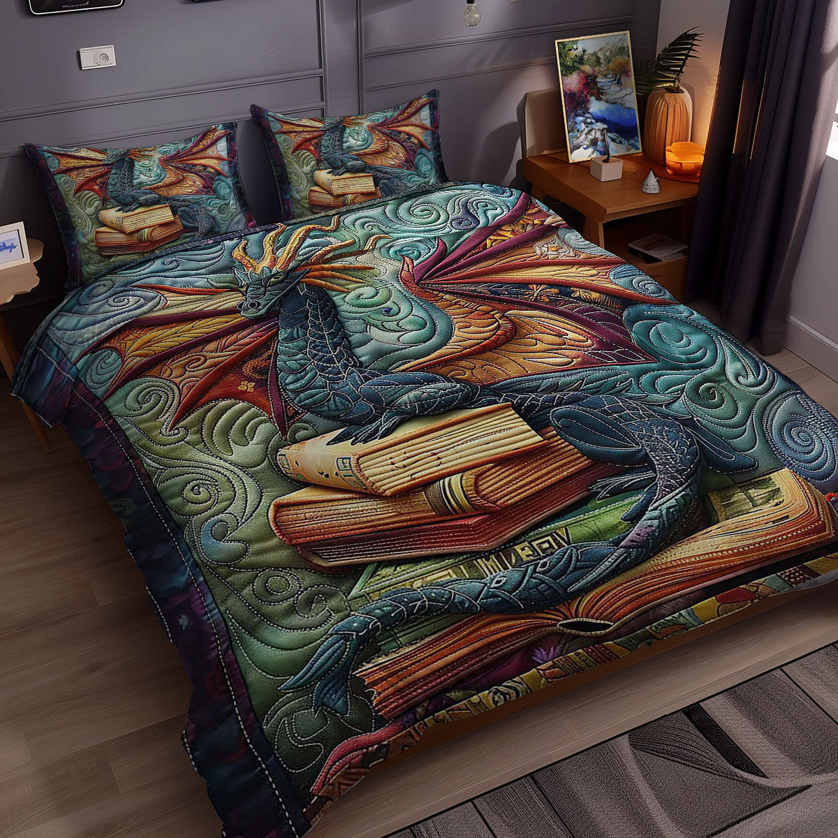 Dragon Sentinel WN0310098CL Duvet Cover Set