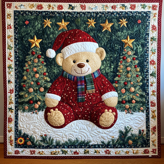 Christmas Bear WJ2311009CL Quilt