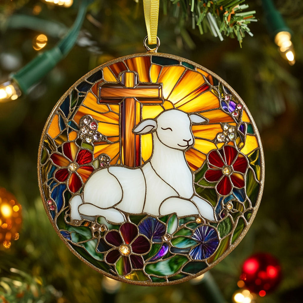 Holy Lamb Light CW2411108CL Christmas Ornament