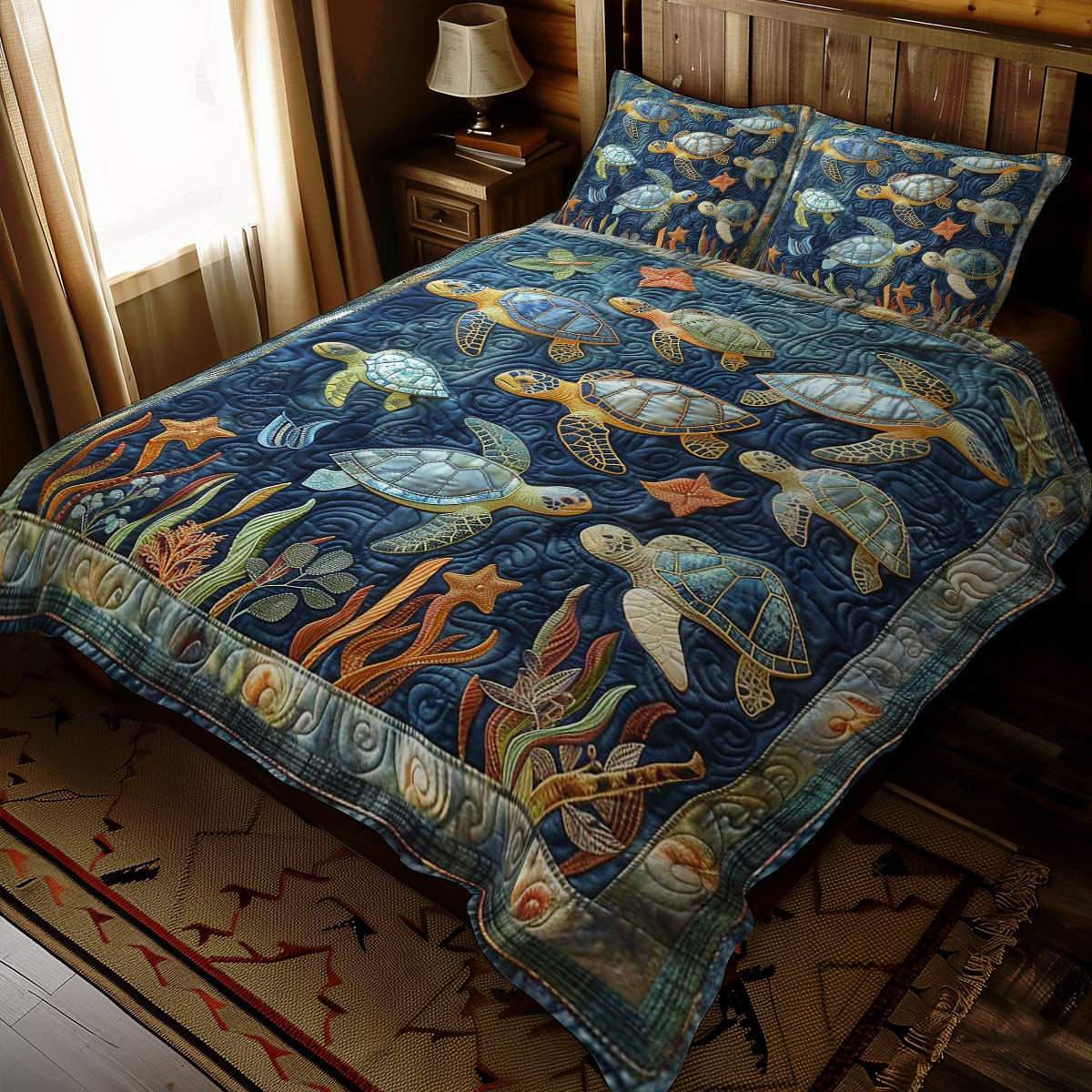 Sea Turtle WJ1209035CL Duvet Cover Set