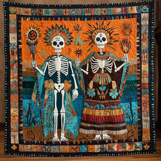 Day Of The Dead Sacred Tradition WN2610037CL Quilt
