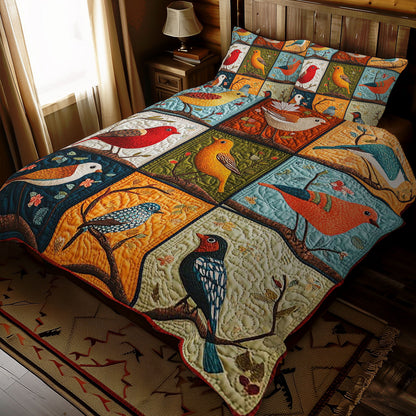 Colorful Bird WJ0410026CL Duvet Cover Set