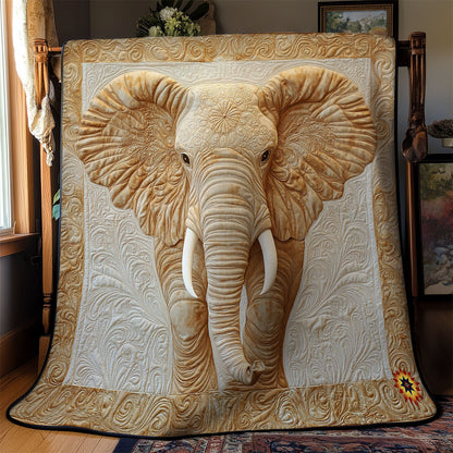 Abstract Elephant WY2111035CL Quilt