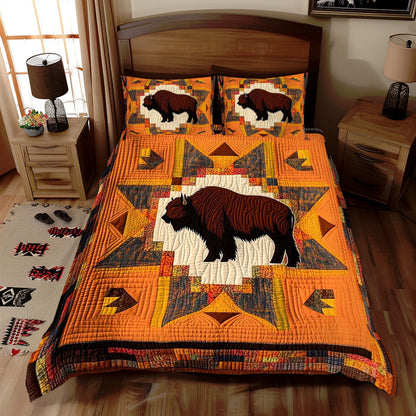 Native American Bison WJ3009028CL Duvet Cover Set