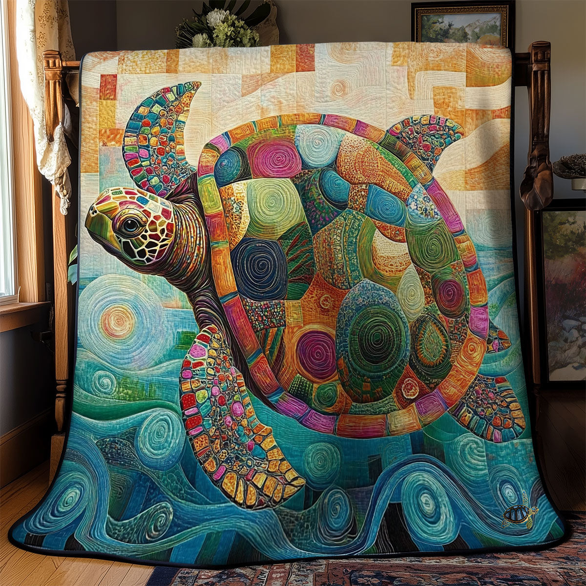 Abstract Turtle WY2110020CL Quilt