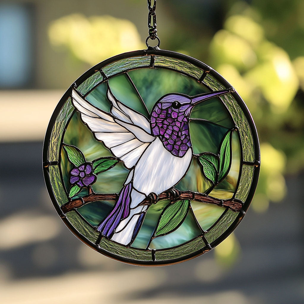 Pretty Hummingbird WX0801094CL Suncatcher