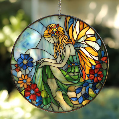Fairy In Forest WY2801040CL Suncatcher