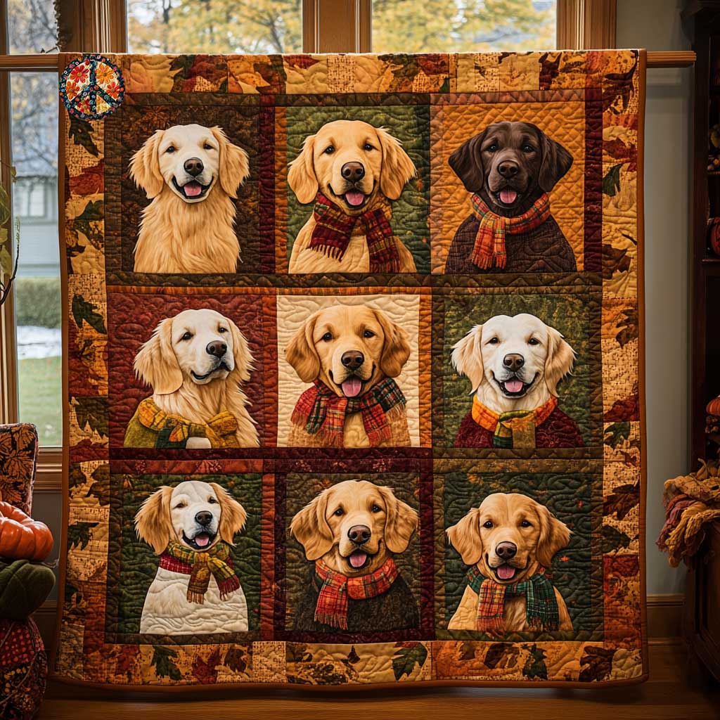 Golden Retriever Pals WN0411024CL Quilt