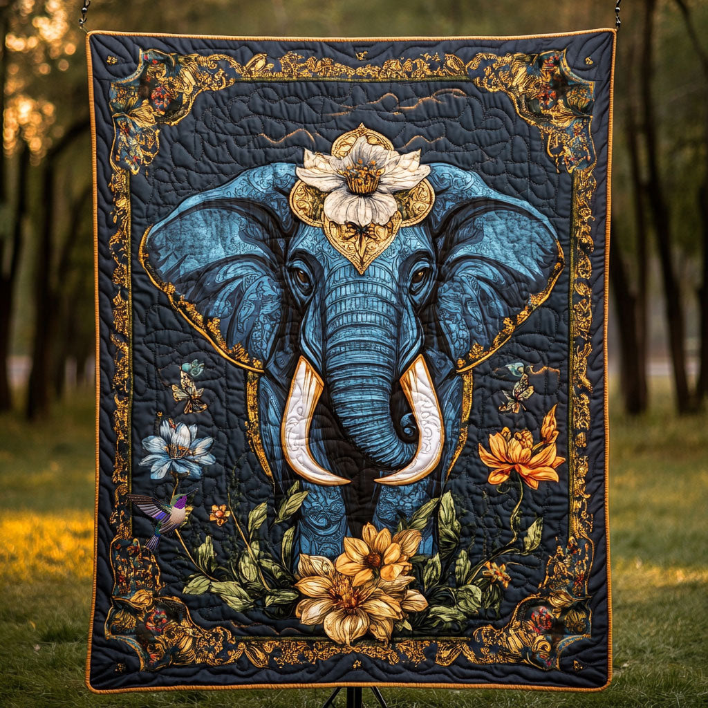 Elephant Flower WT0410010CL Quilt