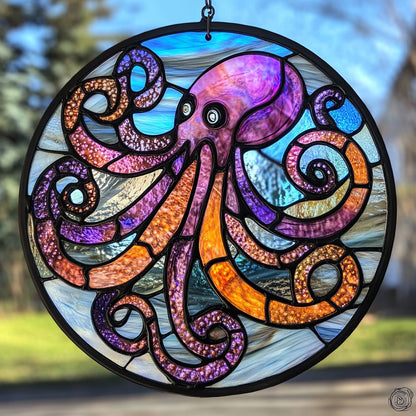 Sea Octopus WY2202205CL Suncatcher