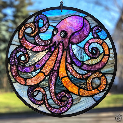 Sea Octopus WY2202205CL Suncatcher