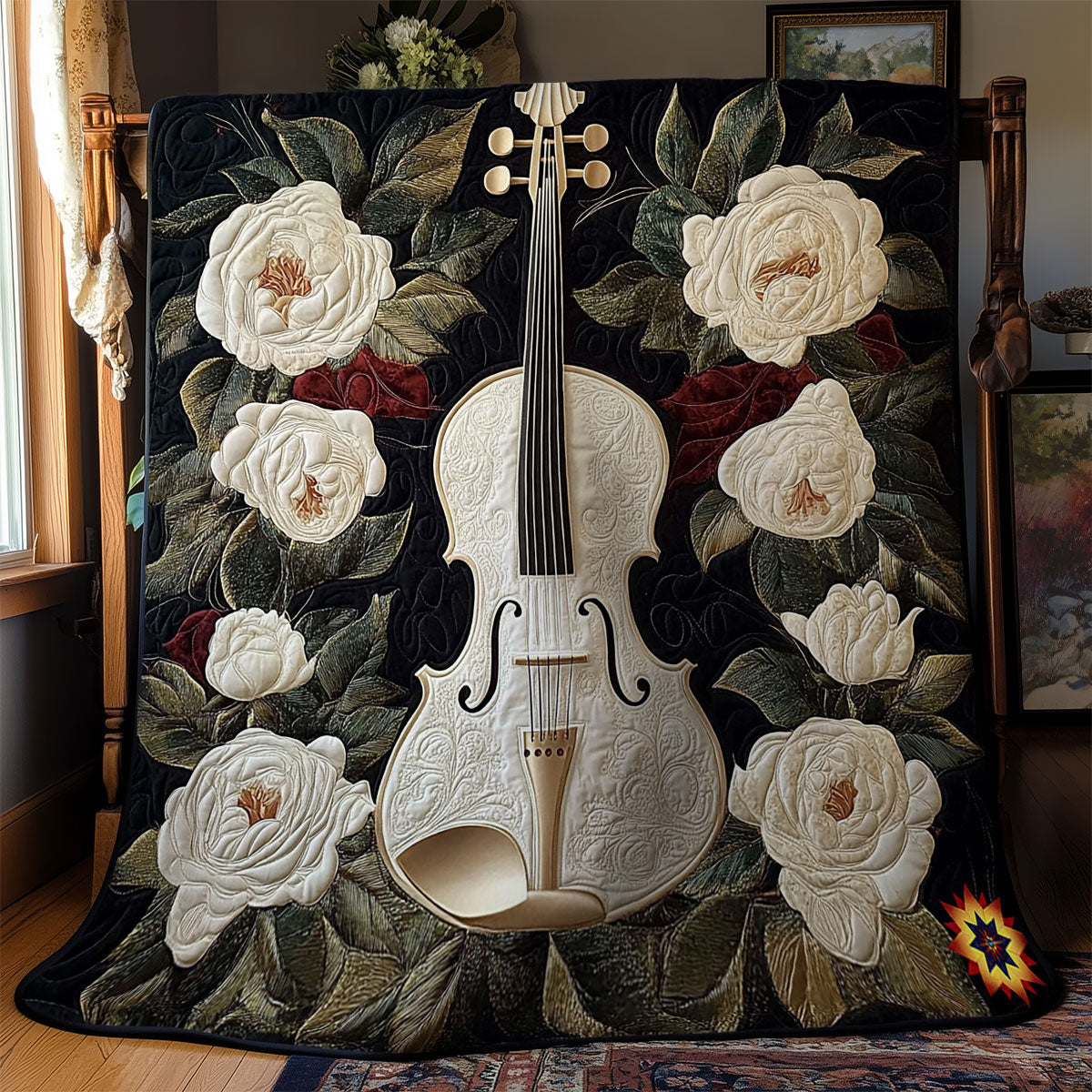 White Violin WY0312041CL Quilt