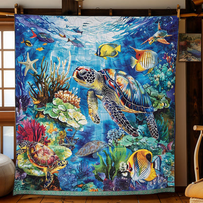 Sea Turtle WJ1109015CL Quilt