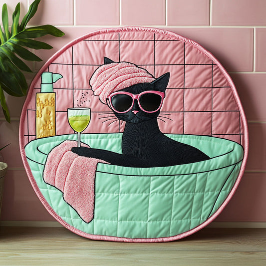 Spa Queen CW2905581CL Quilted Round Mat