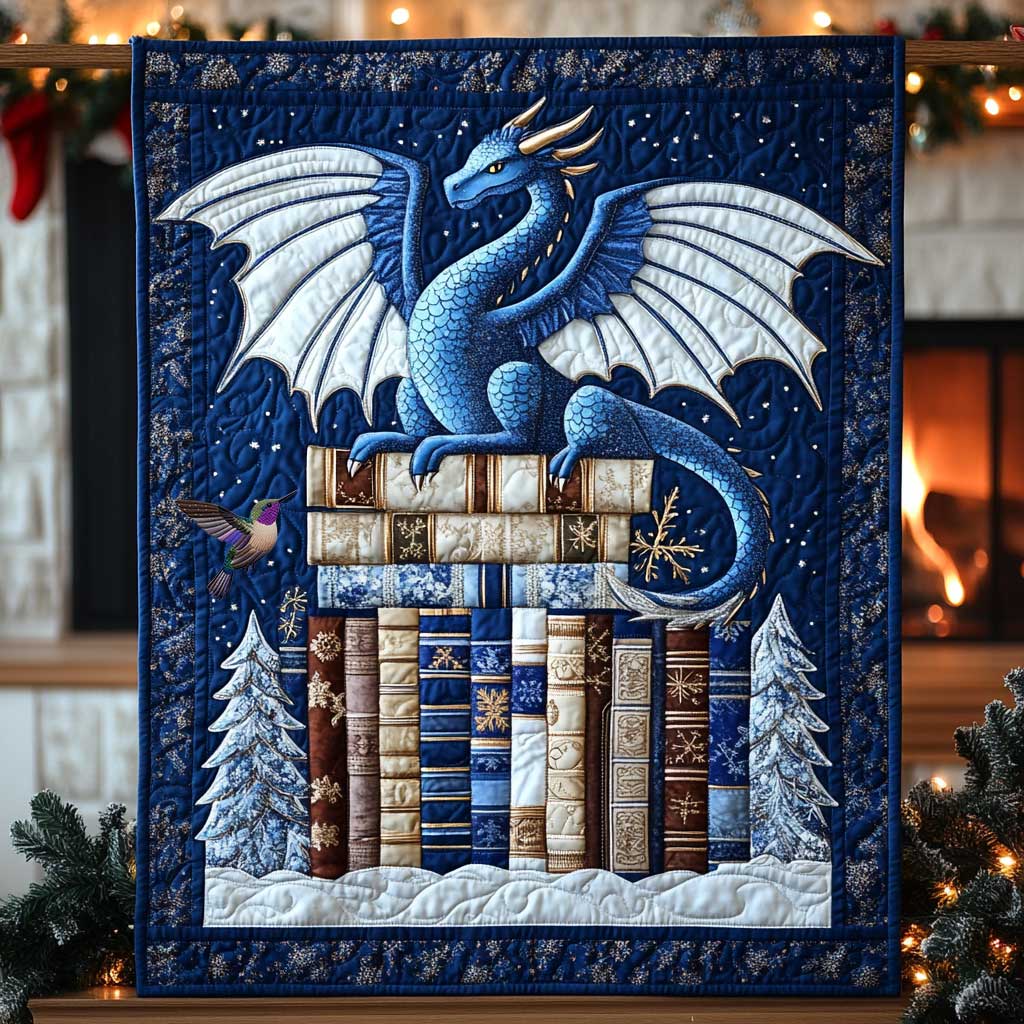 Dragon’s Noel Library WN0612017CL Quilt