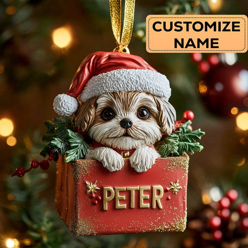 Shih Tzu Gift CW2411044CL Personalized Christmas Ornament