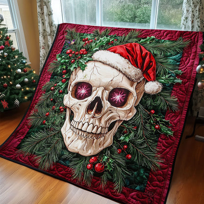 Santa Skull WY2111048CL Quilt