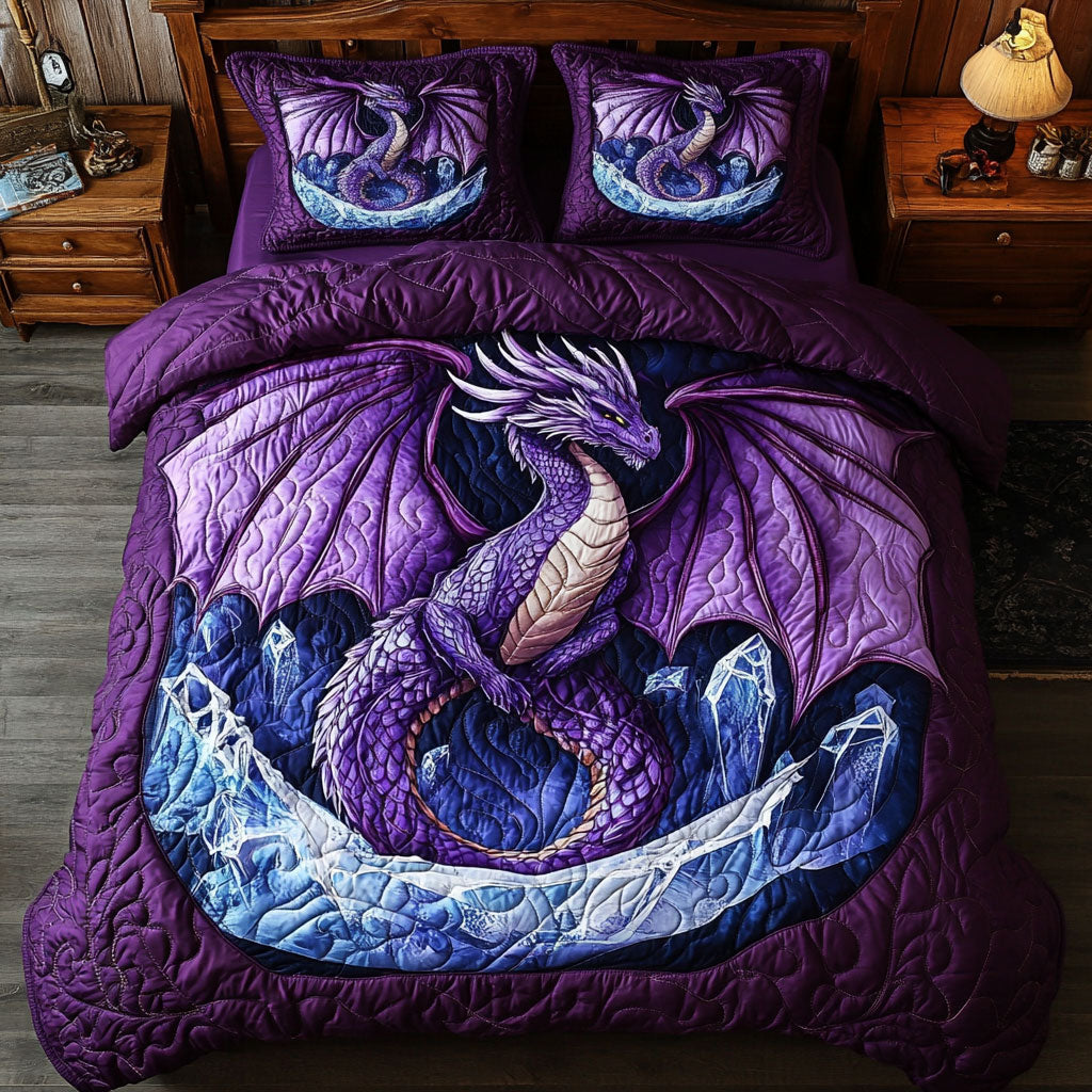 Purple Dragon WY2001043CL Duvet Cover Set