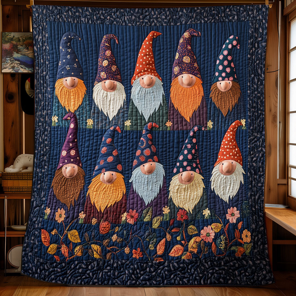Autumn Gnome WY1502002CL Quilt