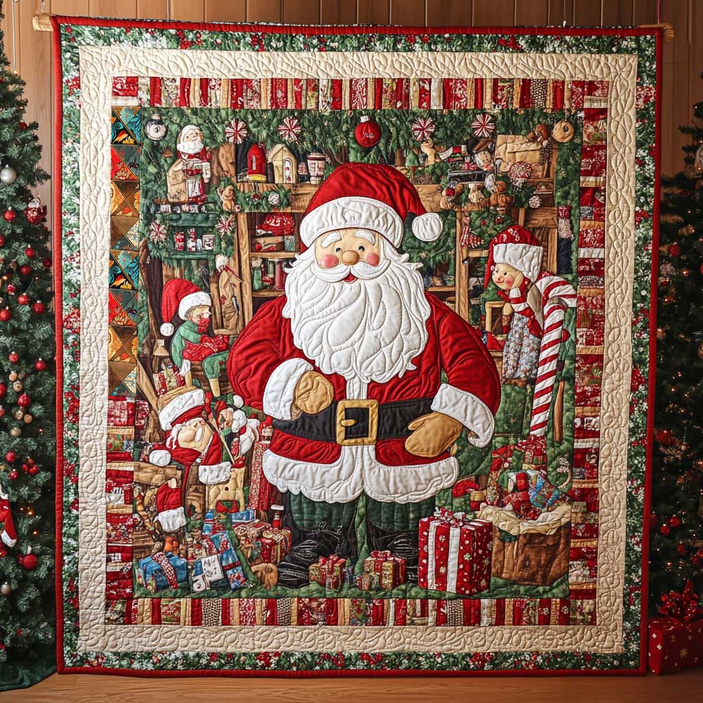 Santa's Cheer WN1411005CL Quilt